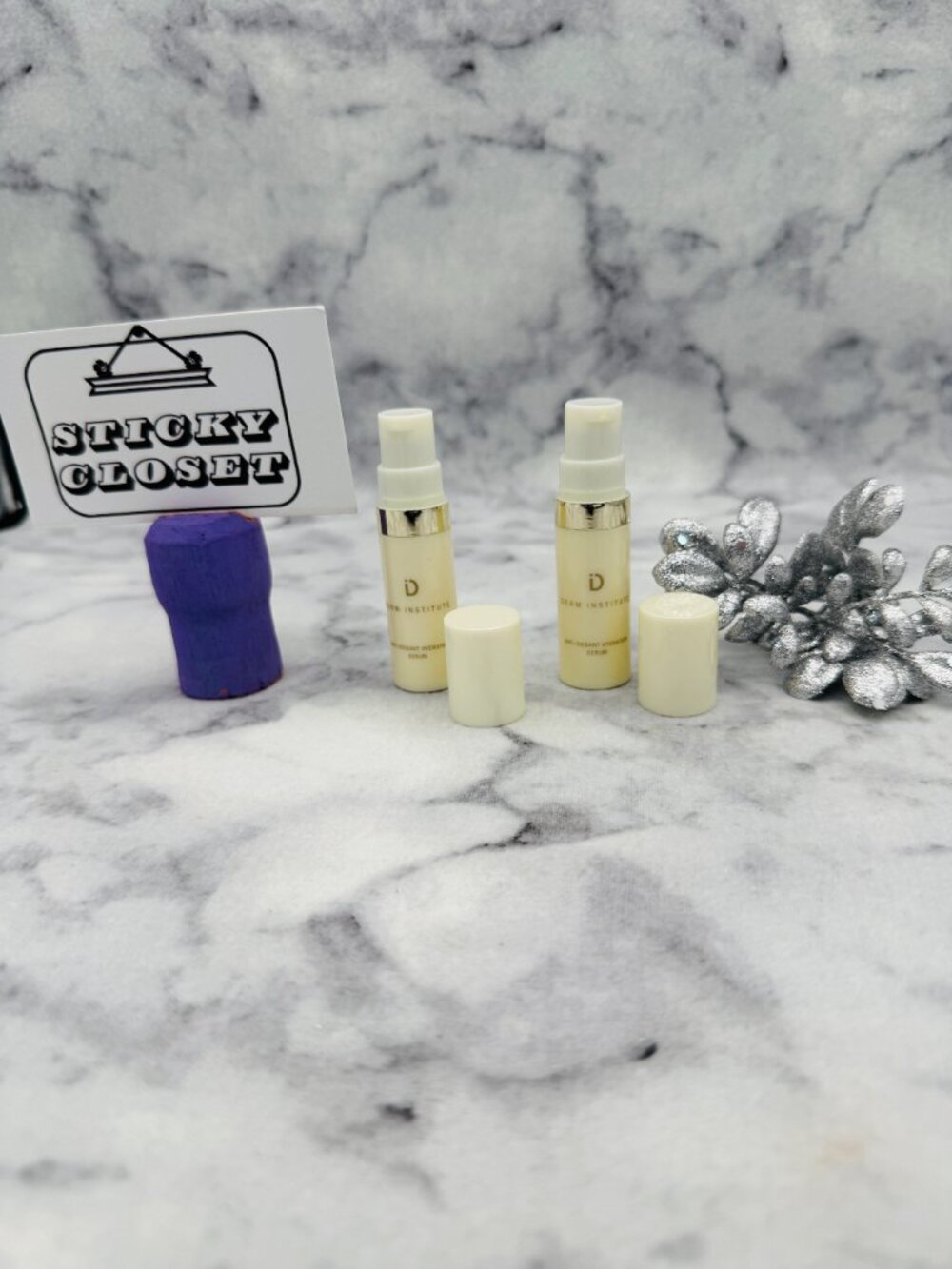 Derm Institute Skincare Gift Set,Anti-Oxidant Hydration Face Serum,Mini-2pc-NEW